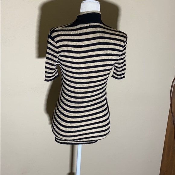 Tahiti Black/Golden Mist fashion Pullover Top - Picture 3 of 7